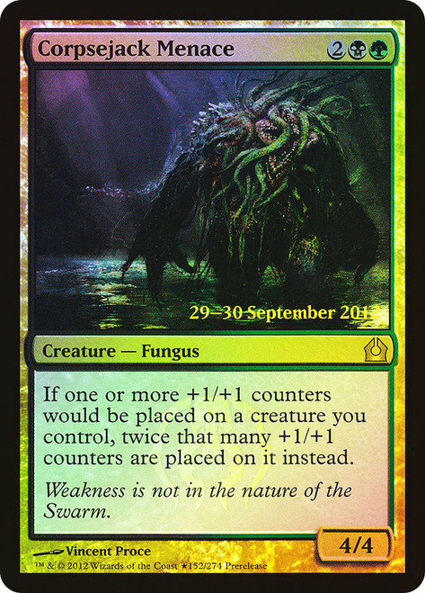 Corpsejack Menace (Prerelease) (Return to Ravnica)
Promo
Single
Magic: The Gathering