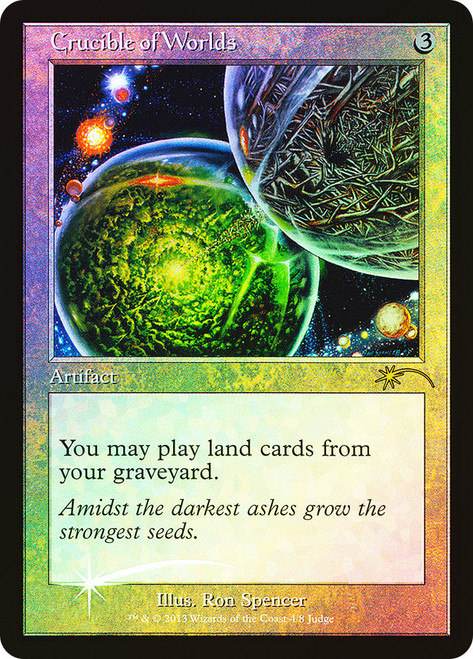 Crucible of Worlds (Judge) (Retro Frame)\nPromo: General\nSingle\nMagic The Gathering