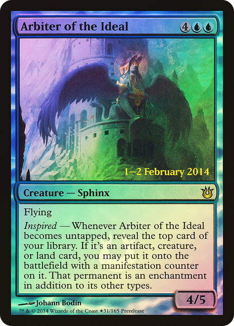 Arbiter of the Ideal (Prerelease) (Born of the Gods)
Promo
Single
Magic: The Gathering
