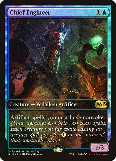 Chief Engineer (Game Day)
Promo
Single
Magic: The Gathering