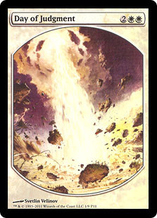 Day of Judgment (Player Rewards) (Textless)\nPromo: General\nSingle\nMagic The Gathering