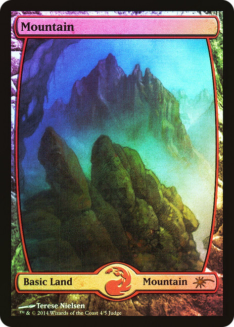 Mountain (Judge) (#004) (Full Art)\nPromo: General\nSingle\nMagic The Gathering