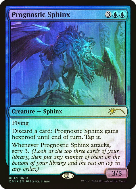 Prognostic Sphinx (Clash Pack)
Promo
Single
Magic: The Gathering