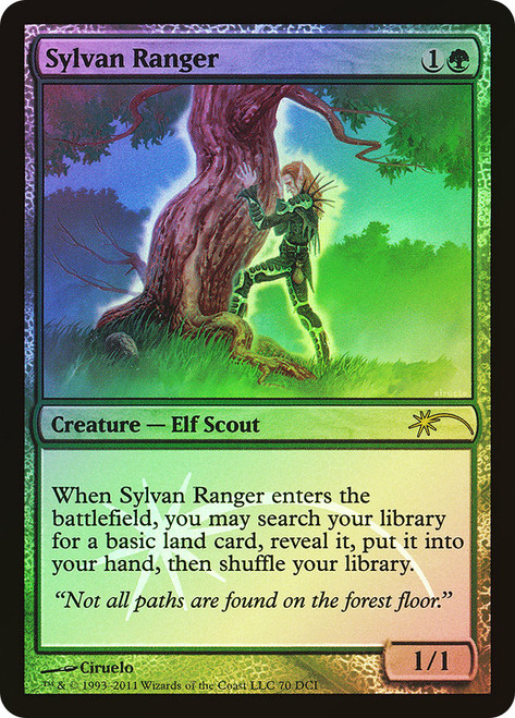 Sylvan Ranger (WPN/Gateway) (#70)\nPromo: General\nSingle\nMagic The Gathering