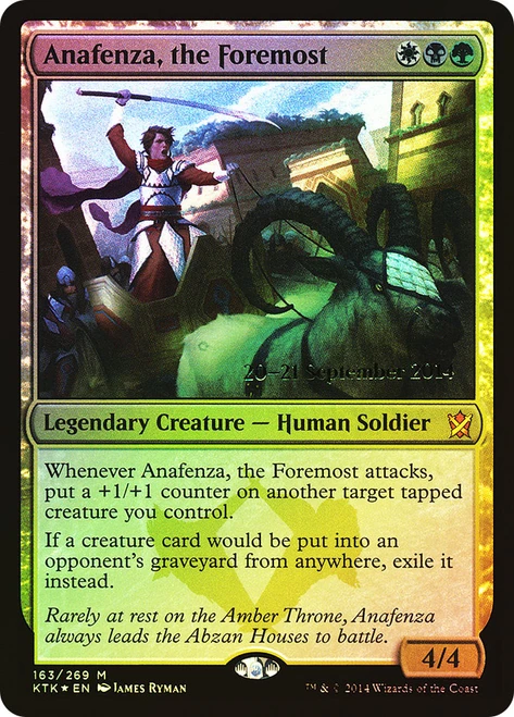 Anafenza, the Foremost (Prerelease) (Khans of Tarkir)
Promo
Single
Magic: The Gathering