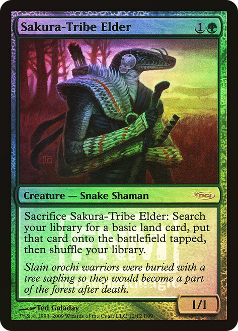 Sakura-Tribe Elder (FNM)\nPromo: General\nSingle\nMagic The Gathering