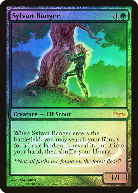 Sylvan Ranger (WPN/Gateway) (#51)\nPromo: General\nSingle\nMagic The Gathering
