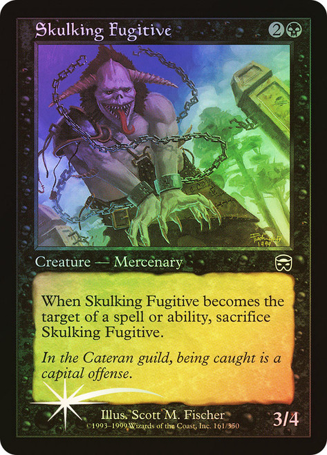 Skulking Fugitive\nMercadian Masques\nSingle\nMagic The Gathering