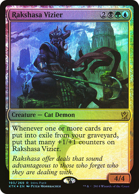 Rakshasa Vizier (Intro Pack)\nPromo: General\nSingle\nMagic The Gathering