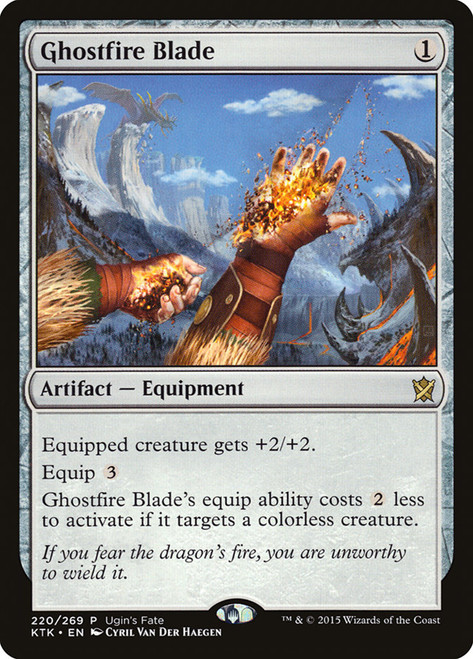 Ghostfire Blade (Ugin's Fate)\nPromo: General\nSingle\nMagic The Gathering