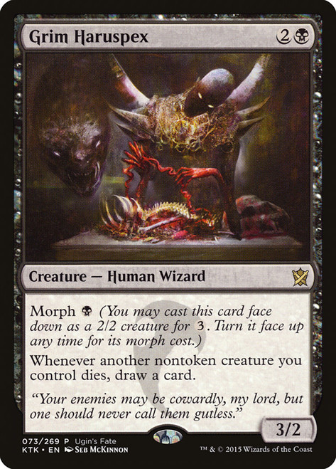 Grim Haruspex (Ugin's Fate)\nPromo: General\nSingle\nMagic The Gathering