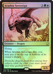 Arashin Sovereign (Intro Pack)\nPromo: General\nSingle\nMagic The Gathering