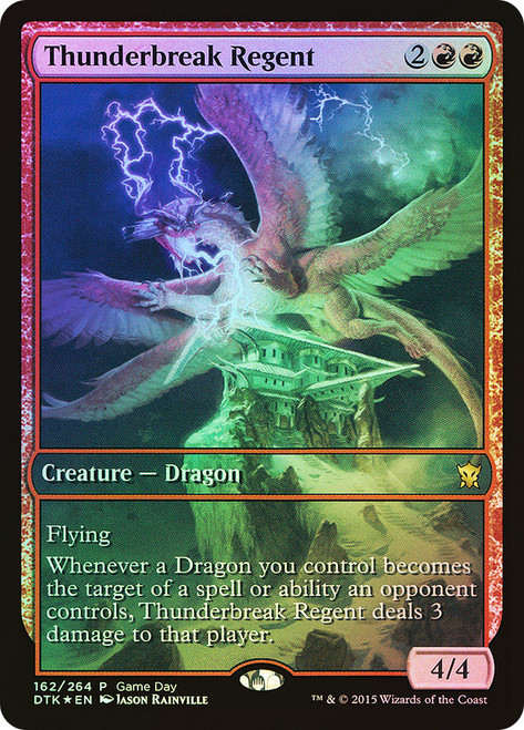 Thunderbreak Regent (Game Day) (Full Art)\nPromo: General\nSingle\nMagic The Gathering