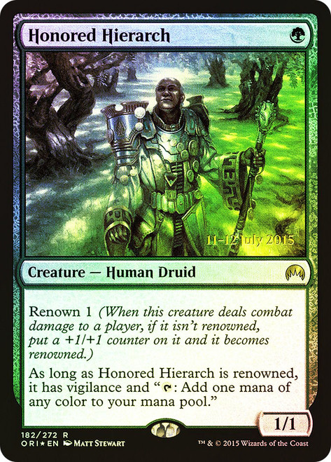 Honored Hierarch (Prerelease) (Magic Origins)
Promo
Single
Magic: The Gathering