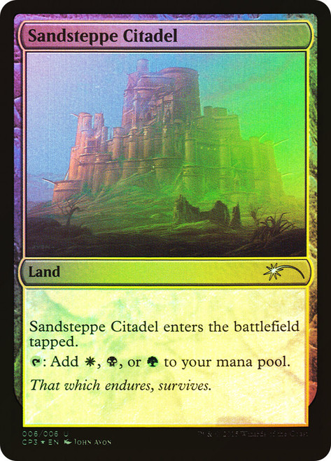 Sandsteppe Citadel (Clash Pack)\nPromo: General\nSingle\nMagic The Gathering