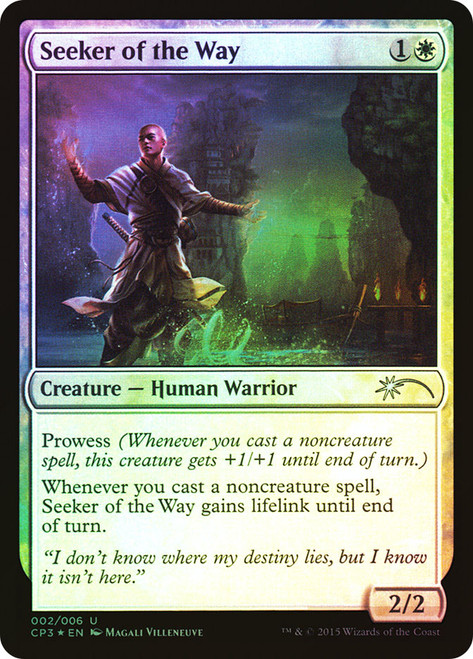 Seeker of the Way (Clash Pack)\nPromo: General\nSingle\nMagic The Gathering