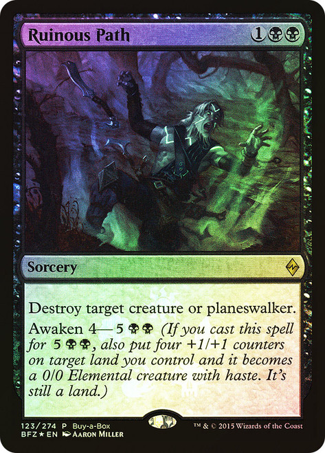 Ruinous Path (Buy-a-Box)\nPromo: General\nSingle\nMagic The Gathering