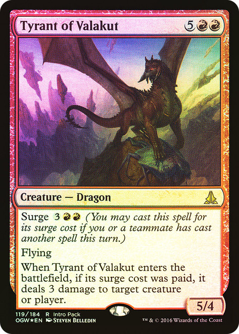 Tyrant of Valakut (Intro Pack)\nPromo: General\nSingle\nMagic The Gathering