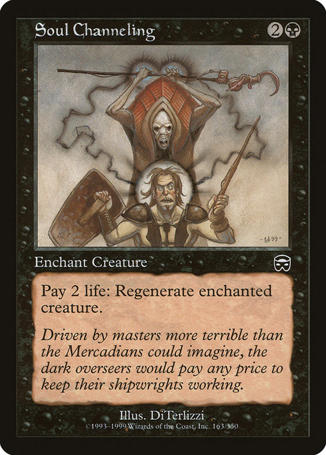 Soul Channeling\nMercadian Masques\nSingle\nMagic The Gathering