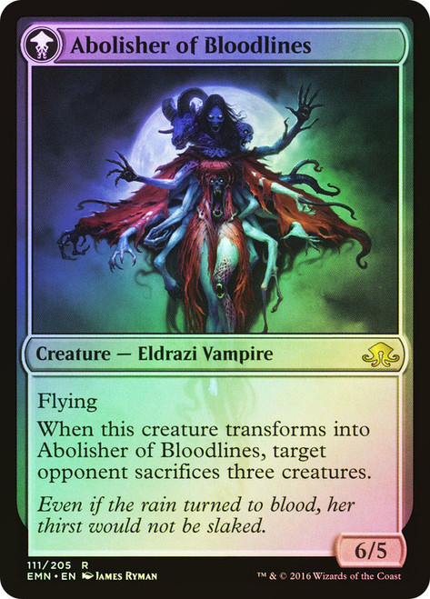 Voldaren Pariah // Abolisher of Bloodlines (Prerelease) (Eldritch