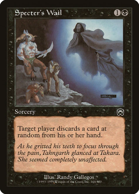 Specter's Wail\nMercadian Masques\nSingle\nMagic The Gathering