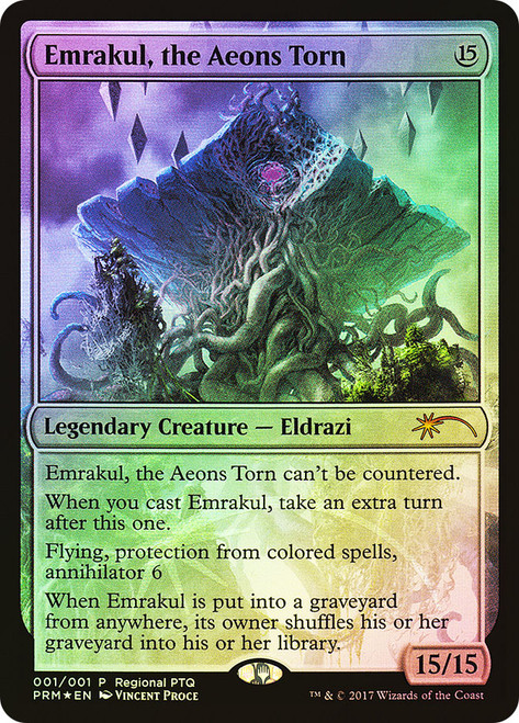 Emrakul, the Aeons Torn (Regional PTQ)
Promo
Single
Magic: The Gathering