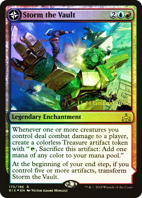 Storm the Vault // Vault of Catlacan (Prerelease) (Rivals of