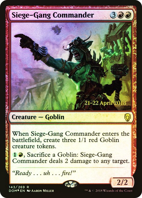 Siege-Gang Commander | Dominaria Remastered | Star City Games