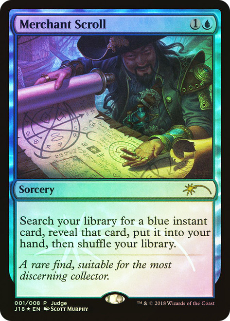Merchant Scroll (Judge)\nPromo: General\nSingle\nMagic The Gathering