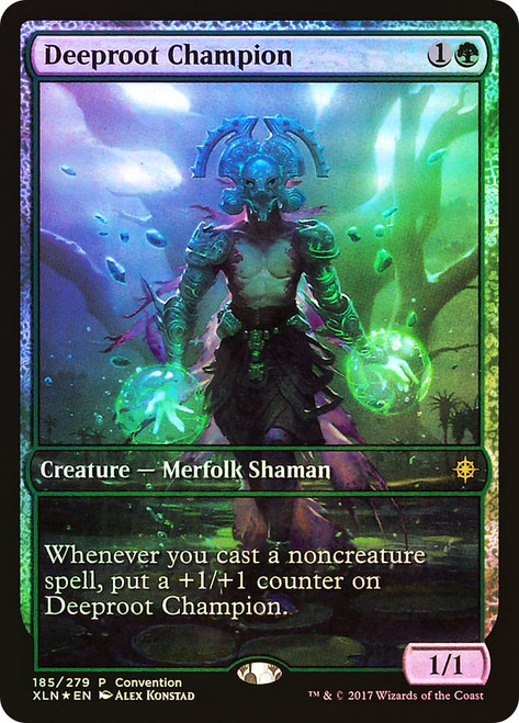 Deeproot Champion (Convention)\nPromo: General\nSingle\nMagic The Gathering