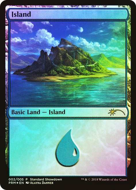 Island (Standard Showdown) (2018)\nPromo: General\nSingle\nMagic The Gathering