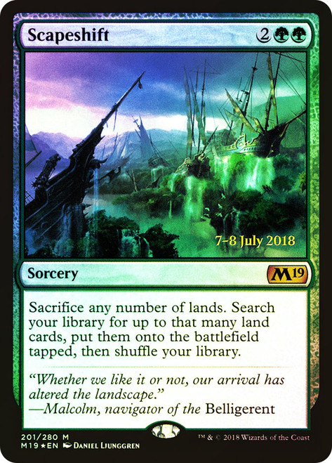 [FOIL] 風景の変容/Scapeshift 日本語版 MOR MTG Foil】《風景の変容/Scapeshift》[MOR] 緑R | 日本最大級 MTG