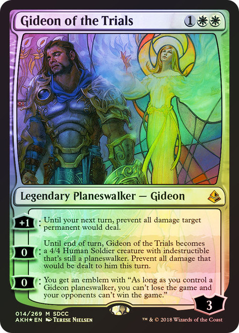 Gideon of the Trials (SDCC 2018)\nPromo: General\nSingle\nMagic The Gathering
