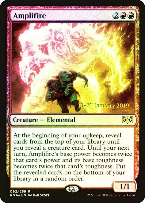 Amplifire (Prerelease) (Ravnica Allegiance)\nPromo: Date Stamped\nSingle\nMagic The Gathering