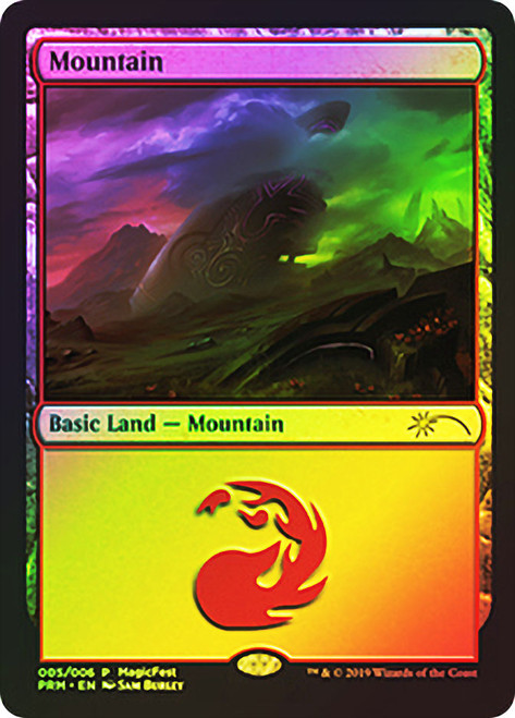 Mountain (MagicFest) (2019)\nPromo: General\nSingle\nMagic The Gathering