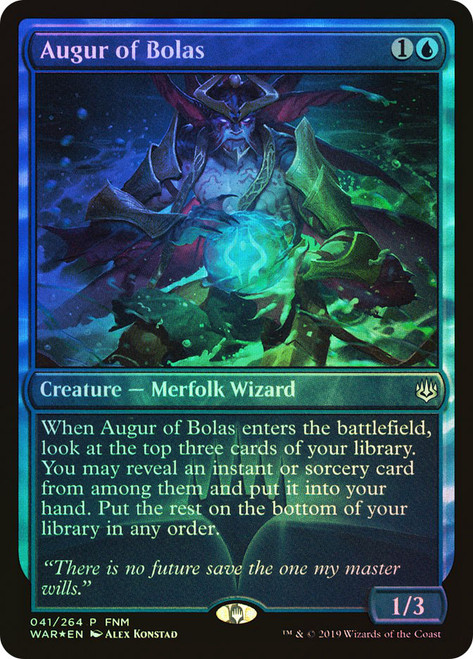 Augur of Bolas (FNM)\nPromo: General\nSingle\nMagic The Gathering