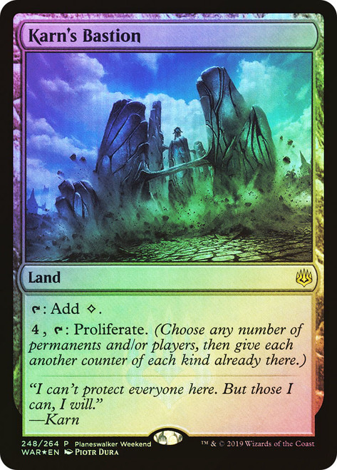 Karn's Bastion (Planeswalker Weekend)\nPromo: General\nSingle\nMagic The Gathering