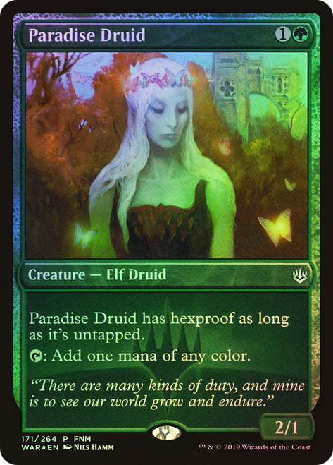 Paradise Druid (FNM)\nPromo: General\nSingle\nMagic The Gathering