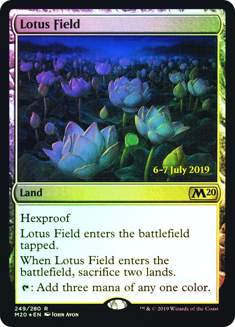 Lotus Field (#158) (Borderless) (Galaxy Foil) | Stellar
