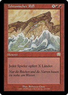 Tectonic Break
Mercadian Masques - German
Single
Magic The Gathering