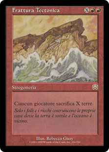 Tectonic Break
Mercadian Masques - Italian
Single
Magic The Gathering