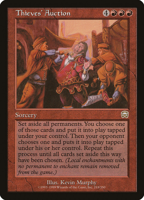 Thieves' Auction\nMercadian Masques\nSingle\nMagic The Gathering