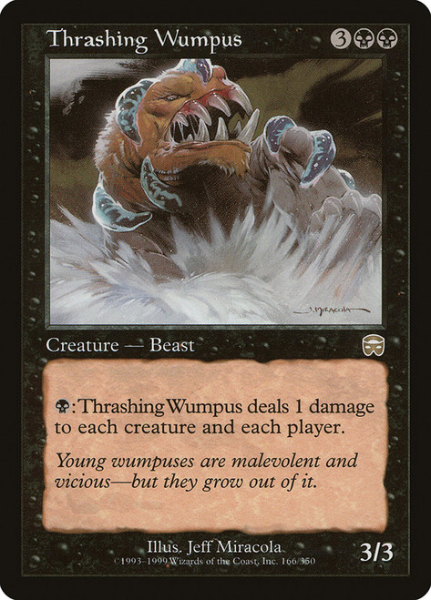 Thrashing Wumpus\nMercadian Masques\nSingle\nMagic The Gathering
