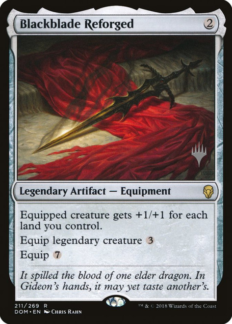 Blackblade Reforged (Promo Pack) (Dominaria)\nPromo: Planeswalker Stamped\nSingle\nMagic The Gathering
