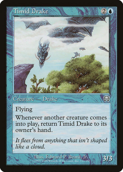 Timid Drake\nMercadian Masques\nSingle\nMagic The Gathering