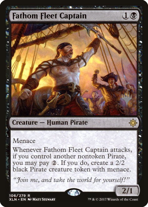 Fathom Fleet Captain (Promo Pack) (Ixalan)\nPromo: Planeswalker Stamped\nSingle\nMagic The Gathering