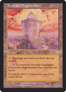 Tower of the Magistrate
Mercadian Masques - Italian
Single
Magic The Gathering