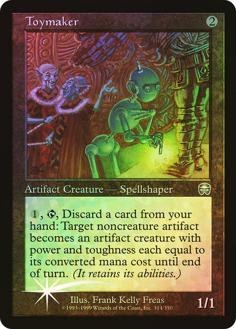 Toymaker\nMercadian Masques\nSingle\nMagic The Gathering