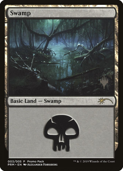 MTG SLP 0033 沼 / Swamp Foil Magic Con C Swamp Promo - Secret Lair Showdown (SLP) #33 - MagicCon 2025