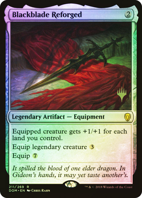 Blackblade Reforged (Promo Pack) (Dominaria)\nPromo: Planeswalker Stamped\nSingle\nMagic The Gathering